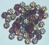 50 8mm Amethyst AB Flowers